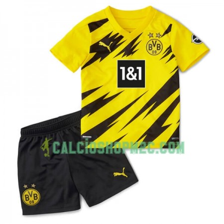 Borussia Dortmund Bambino Maglia Prima 2020/2021 Manica Corta (+ Pantaloncini)